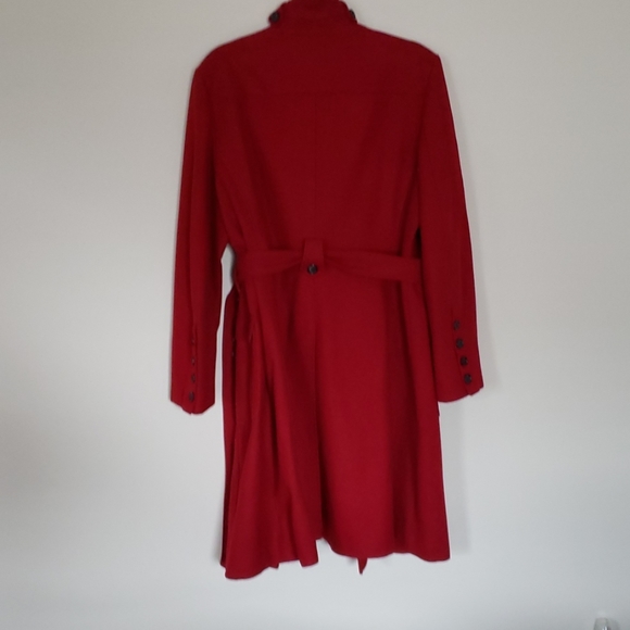 SPIRIT Red Trench Coat - Picture 8 of 8